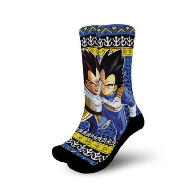 Vegeta Socks Anime Ugly Christmas