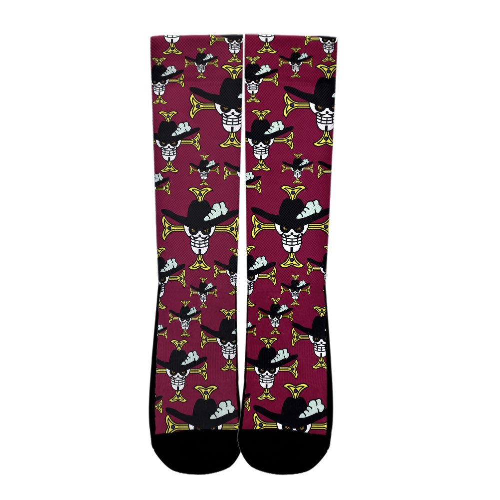 Dracule Mihawk Socks Symbols Pattern Anime VA0507 - Image 2