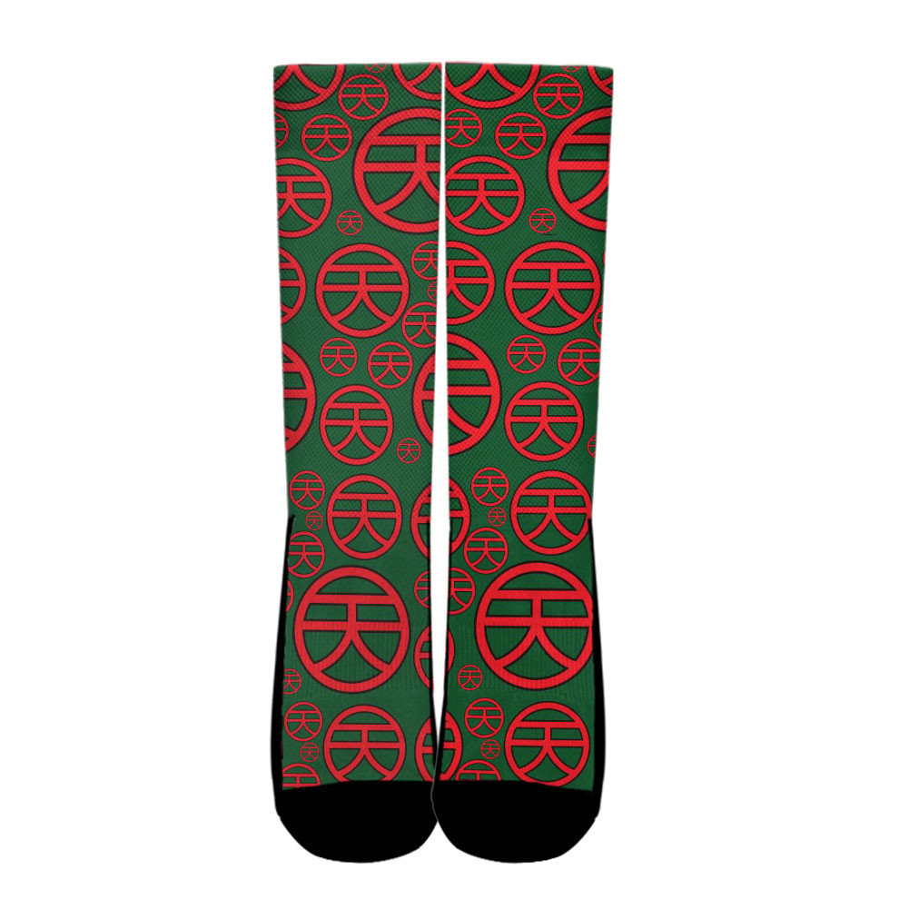 Tien Shinhan Socks Symbols Pattern Anime VA0507 - Image 2