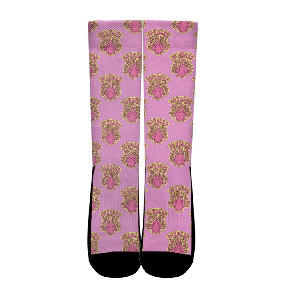Coral Peacock Socks Anime Socks VA2707 - Image 2