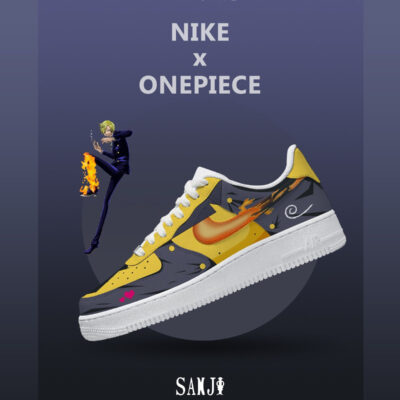Black Leg Sanji V.3 Custom Sneakers