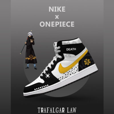 Trafalgar D. Water Law V.3 Custom AJ1 High-Top Sneakers