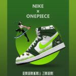 Roronoa Zoro V.3 Custom AJ1 High-Top Sneakers