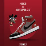 Red-Haired Shanks V.3 Custom AJ1 High-Top Sneakers