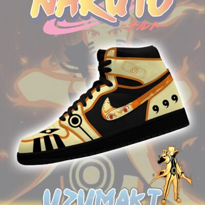 Uzumaki V.3 Custom AJ1 High-Top Sneakers