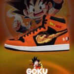 Son Goku V.4 Custom AJ1 High-Top Sneakers