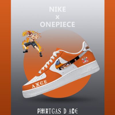 Portgas D Ace V.1 Custom Sneakers