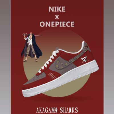 Akagami Shanks Custom Sneakers