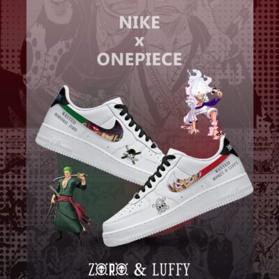 Luffy & Zoro Custom Sneakers