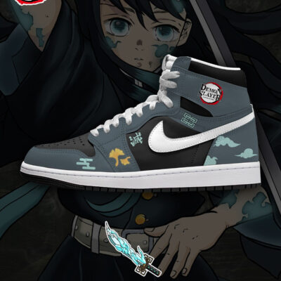 Muichiro Tokito V.1 Custom AJ1 High-Top Sneakers