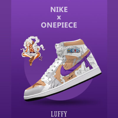 Monkey D. Luffy V.6 Custom AJ1 High-Top Sneakers