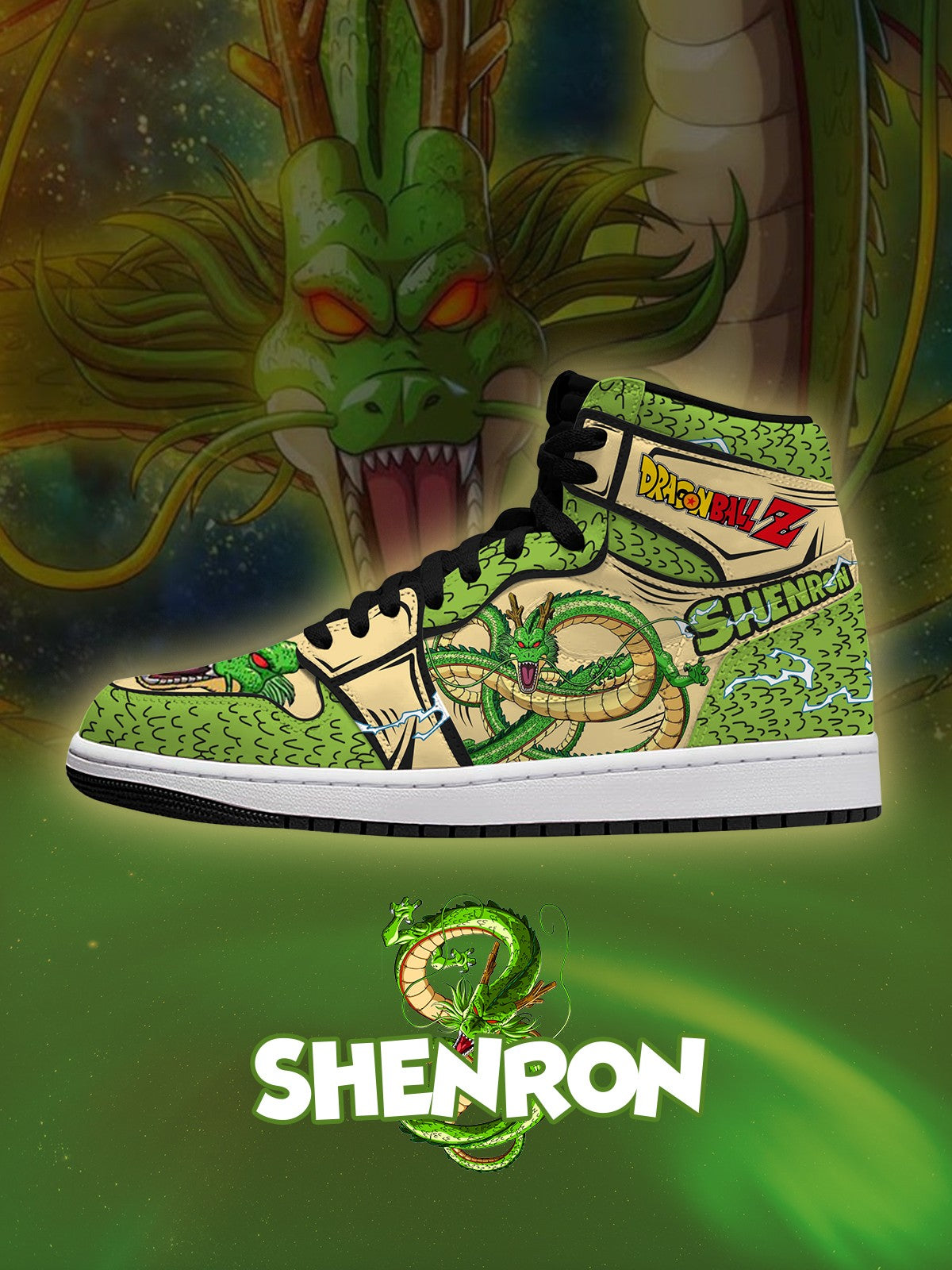 Shenron V.2 Custom AJ1 High-Top Sneakers