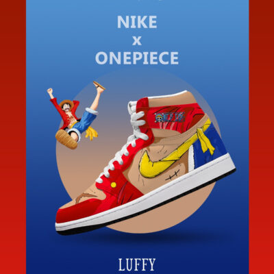 Monkey D. Luffy V.7 Custom AJ1 High-Top Sneakers