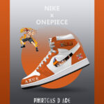 Portgas D Ace V.1 Custom AJ1 High-Top Sneakers