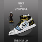Trafalgar D. Water Law V.4 Custom AJ1 High-Top Sneakers
