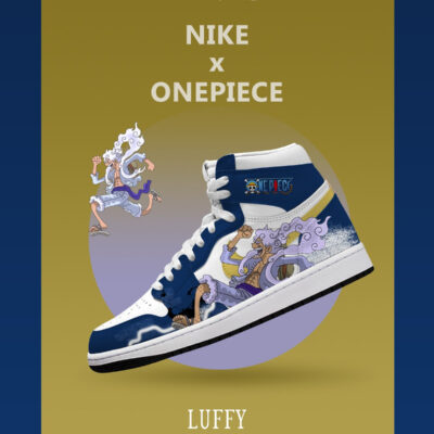 Monkey D. Luffy V.9 Custom AJ1 High-Top Sneakers