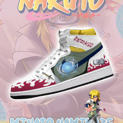 Fourth Hokage Minato Namikaze V.1 Custom AJ1 High-Top Sneakers