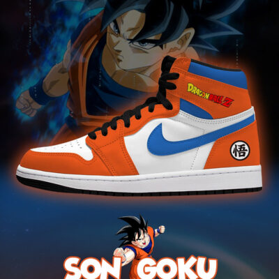 Son Goku V.1 Custom AJ1 High-Top Sneakers