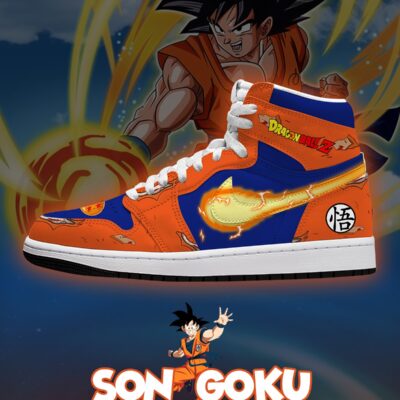 Son Goku V.3 Custom AJ1 High-Top Sneakers