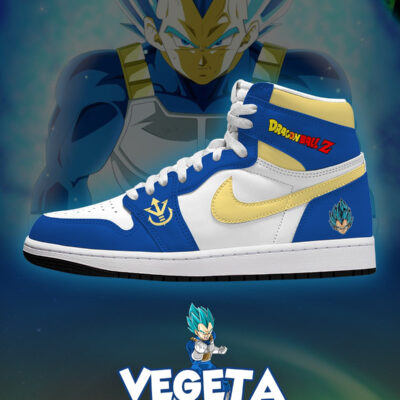 Vegeta V.1 Custom AJ1 High-Top Sneakers