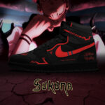 Ryomen Sukuna V.1 Custom AJ1 High-Top Sneakers