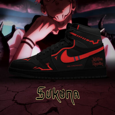 Ryomen Sukuna V.1 Custom AJ1 High-Top Sneakers