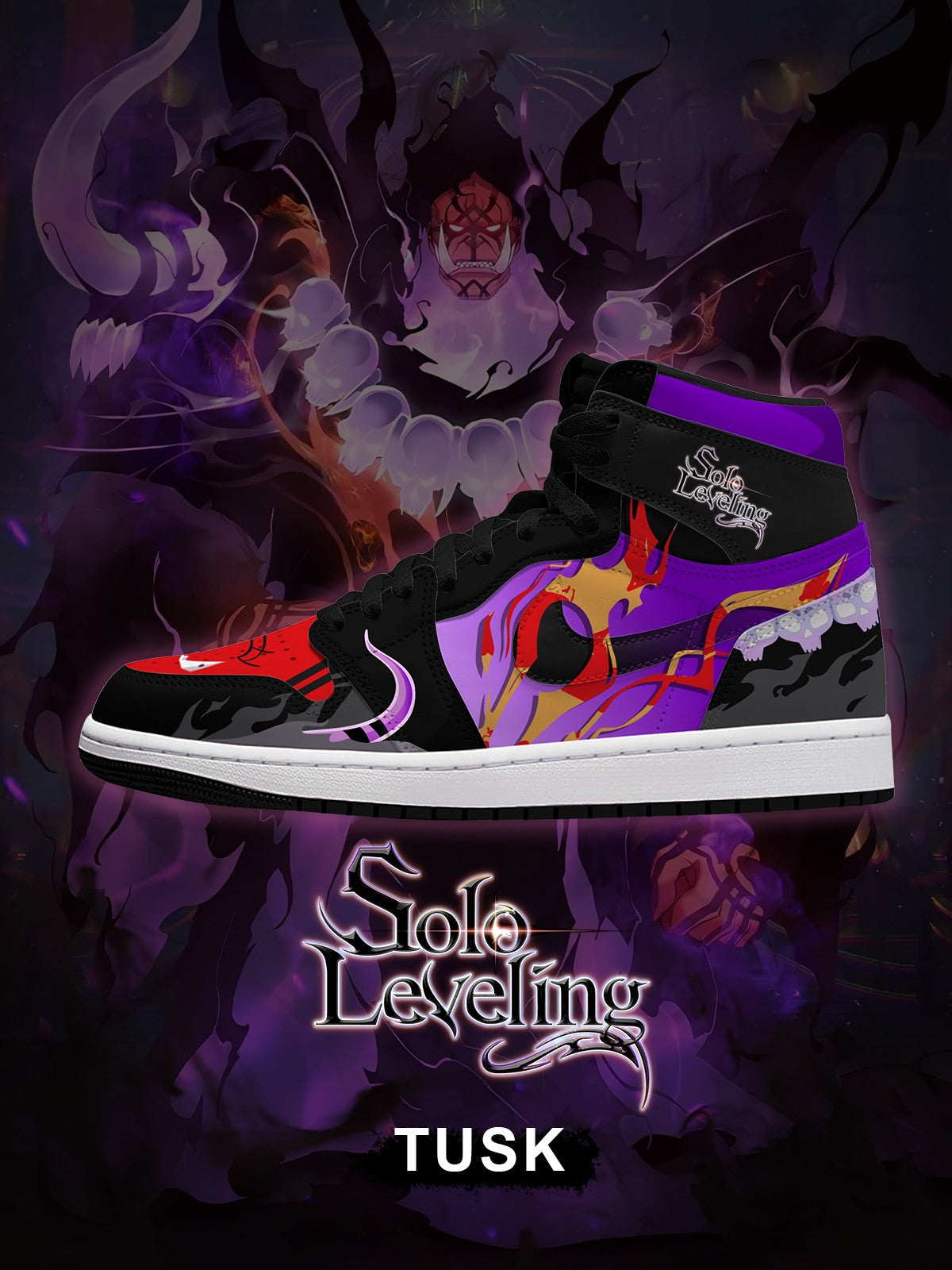 Tusk V.1 Custom AJ1 High-Top Sneakers