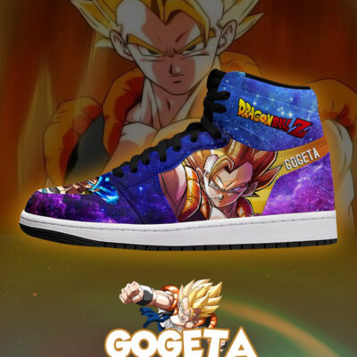 Gogeta V.1 Custom AJ1 High-Top Sneakers