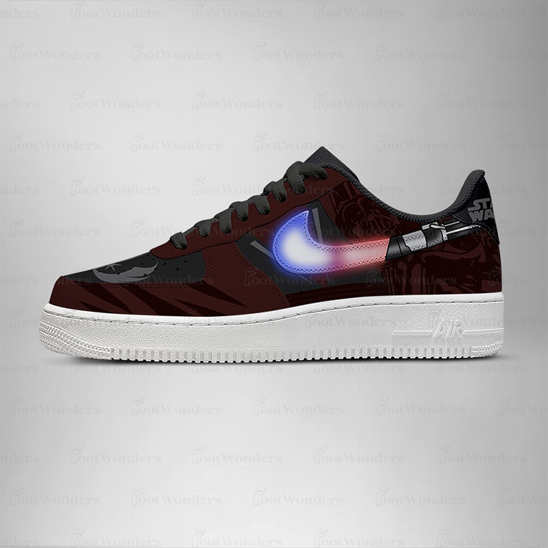 Annakin Skywalker - Star Wars AF1 Embossed Logo Shoes New - Image 2