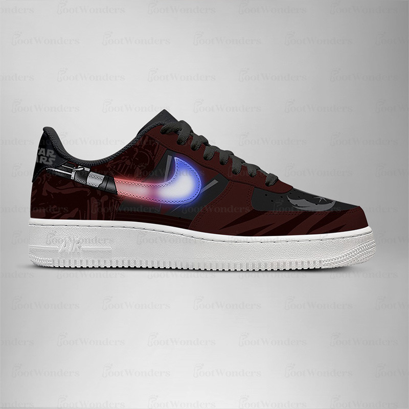 Annakin Skywalker - Star Wars AF1 Embossed Logo Shoes New - Image 3