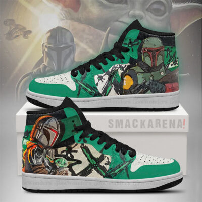 Baby Yoda - Star Wars AJ1 Shoes
