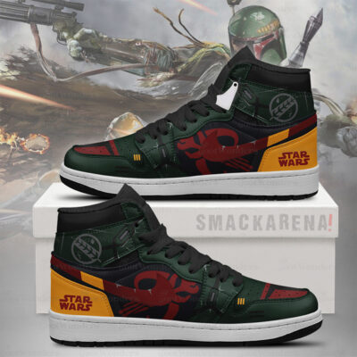 Boba Fett - Star Wars AJ1 Shoes New 1