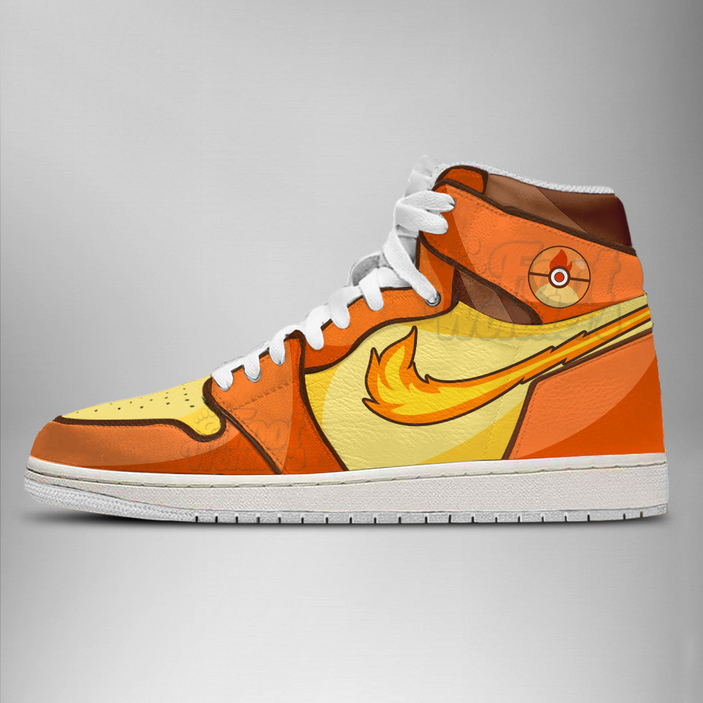 Chemander 1 - Pokemon - AJ1 Shoes - Image 2