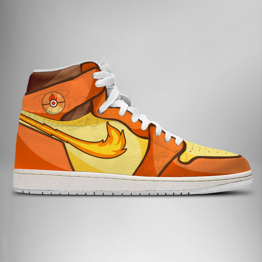 Chemander 1 - Pokemon - AJ1 Shoes - Image 3