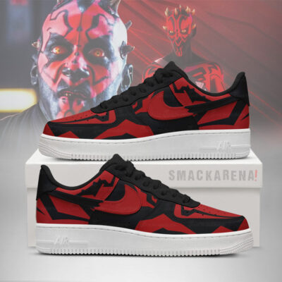 Darth Maul - Star Wars Style AF1 Embossed Logo Shoes