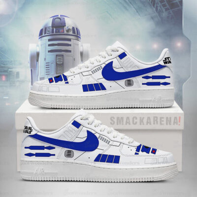F2-D2 - Star Wars AF1 Embossed Logo Shoes New