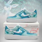GLACEON - Pokemon AF1 Embossed Logo Shoes