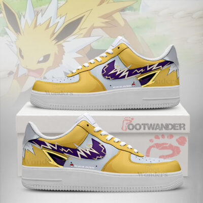 JOLTEON - Pokemon AF1 Embossed Logo Shoes