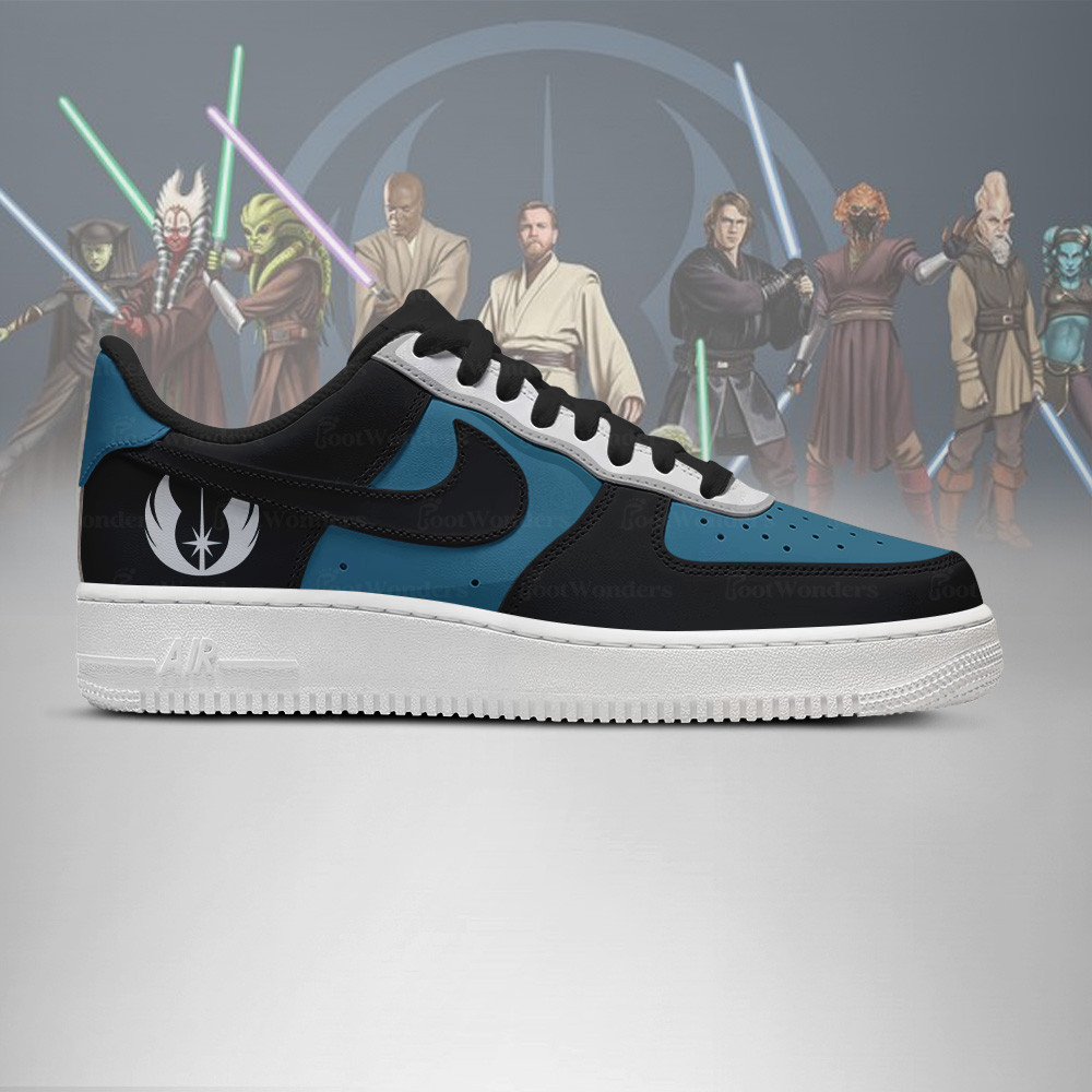 Jedi Council - Star Wars Style AF1 Embossed Logo Shoes - Image 3