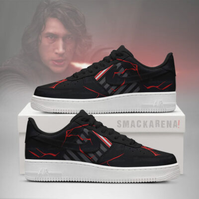 Kylo Ren - Star Wars Style AF1 Embossed Logo Shoes