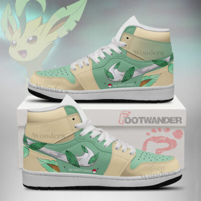 LEAFEON - Pokemon AJ1 Shoes