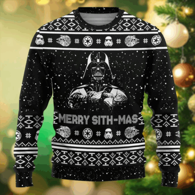 Merry Sith-Mas Darth Vader Ugly Sweater