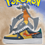 No.0445 Garchomp Custom Sneakers