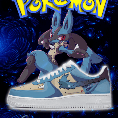 No.0448 Lucario Style 1 Custom Sneakers