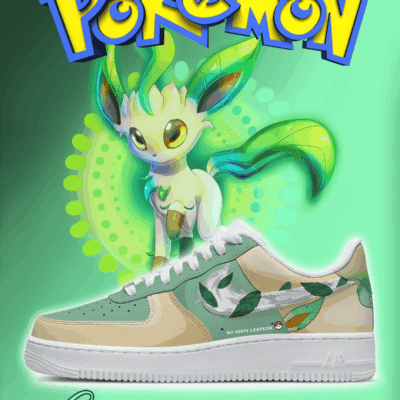 No.0470 Leafeon Custom Sneakers