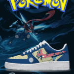 No.0658 Greninja Custom Sneakers