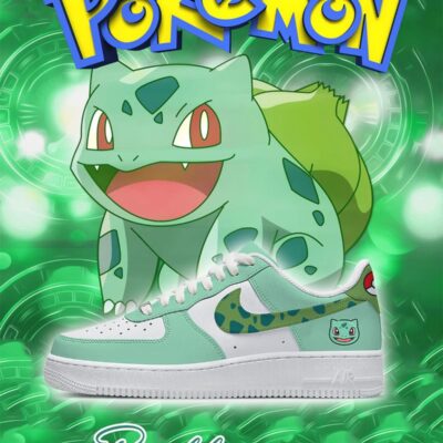 No.0001 Bulbasaur Style 2 Custom Sneakers