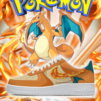 No.0006 Charizard Style 2 Custom Sneakers