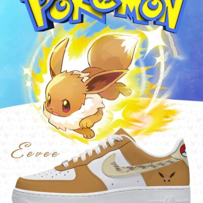 No.0133 Eevee Style 1 Custom Sneakers