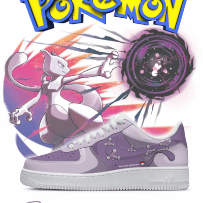 No.0150 Mewtwo Style 2 Custom Sneakers